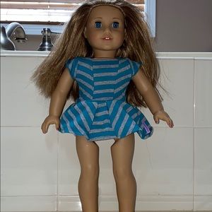 A blond American girl doll newly bought!
